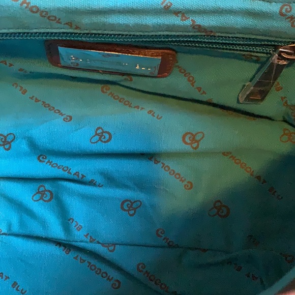 Chocolat Blu Leather Shoulder Bag - Picture 7 of 9